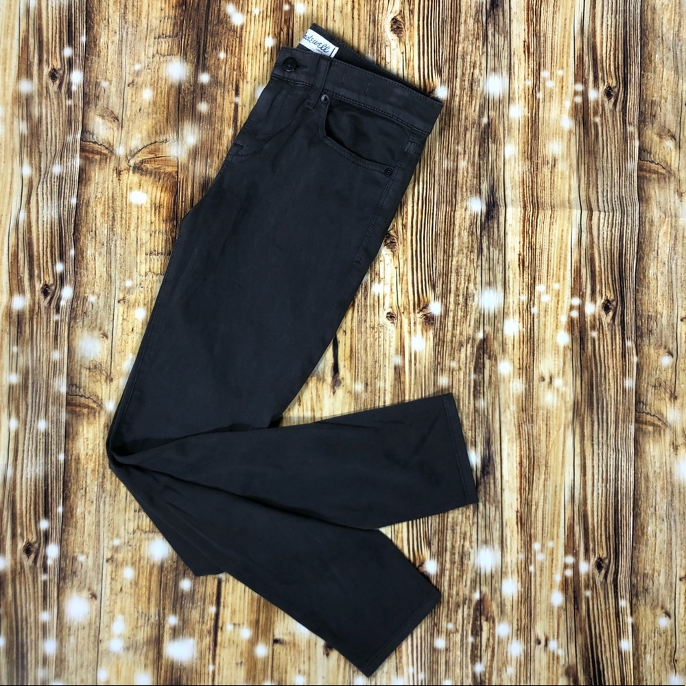 Madewell skinny skinny dark gray pants
